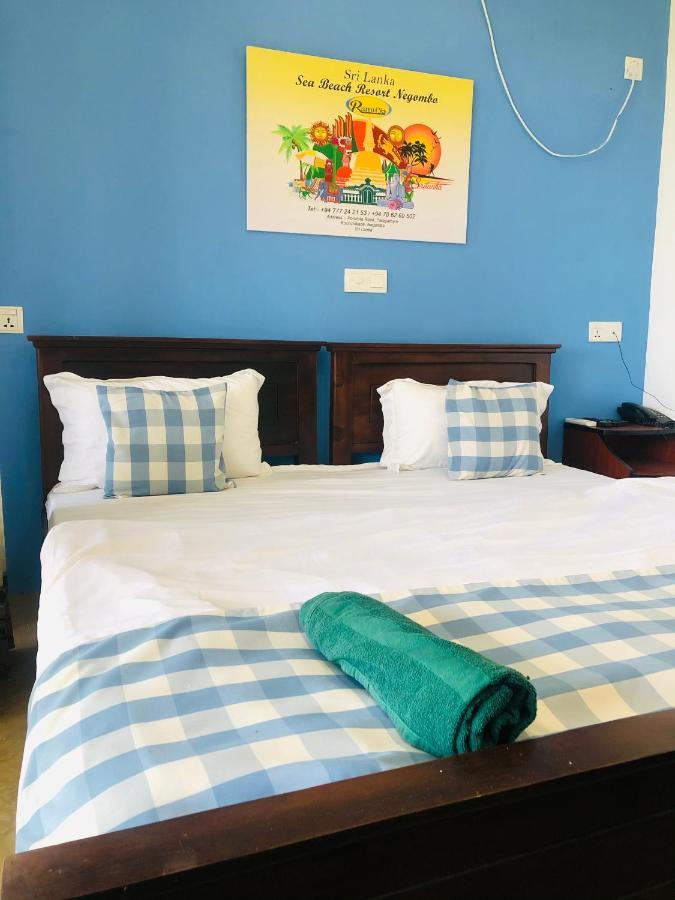 Sea Beach Resort Negombo Exteriör bild